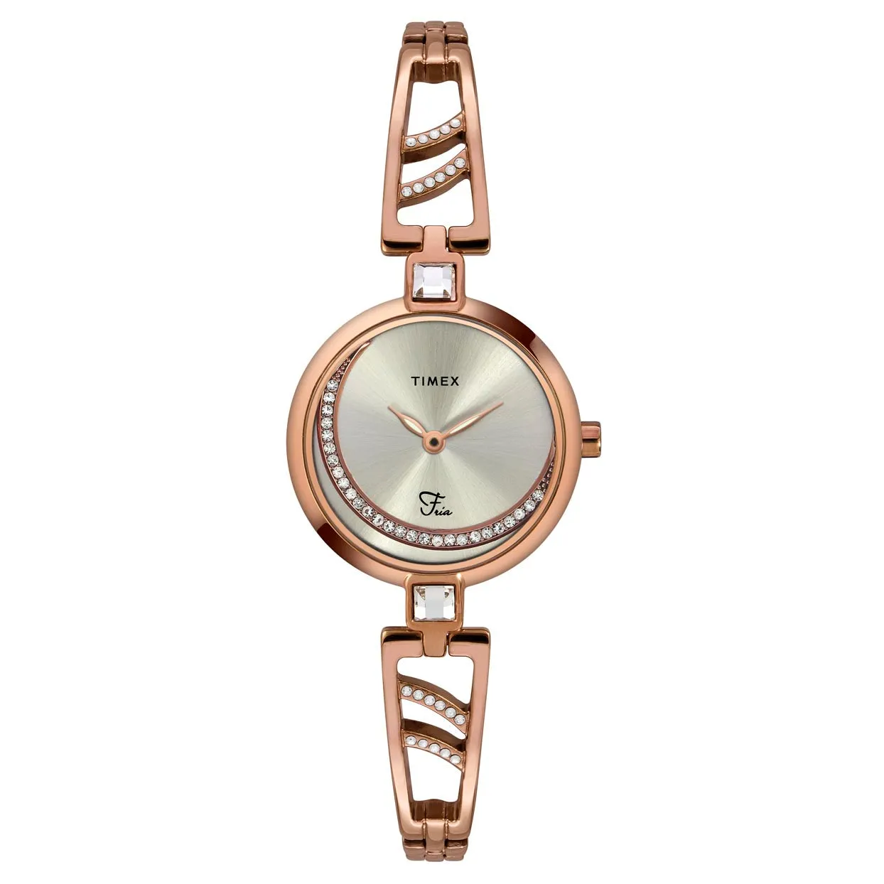 Timex Silver Dial Women Analog Watch - TWEL15201