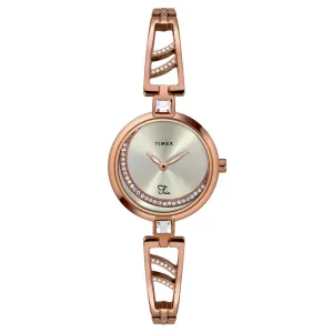 Timex Silver Dial Women Analog Watch - TWEL15201