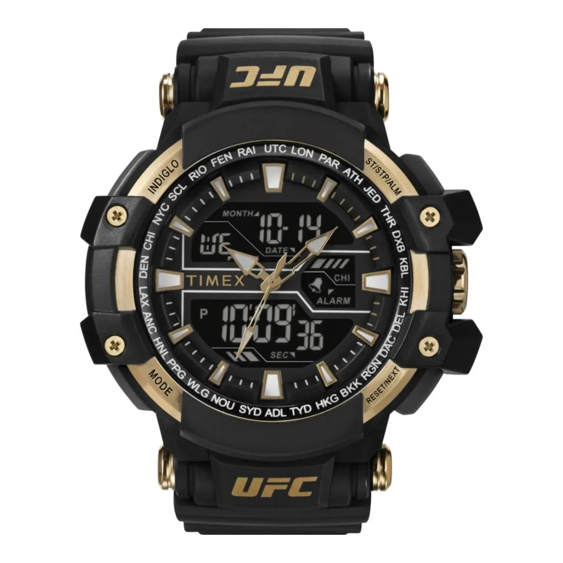 Timex UFC Combat 53 mm Size Black Dial Men Analog Digital Watch - TW5M58300