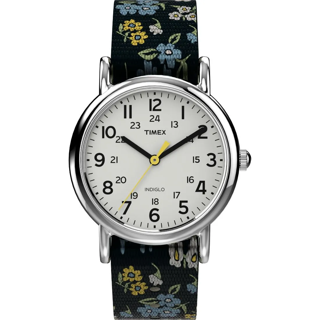 Timex Women 31 mm Size White Dial Analog Watch -T2P370