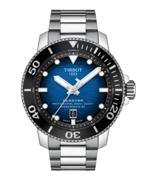 Tissot 46mm Seastar Professional Blue Wave Automatic Watch