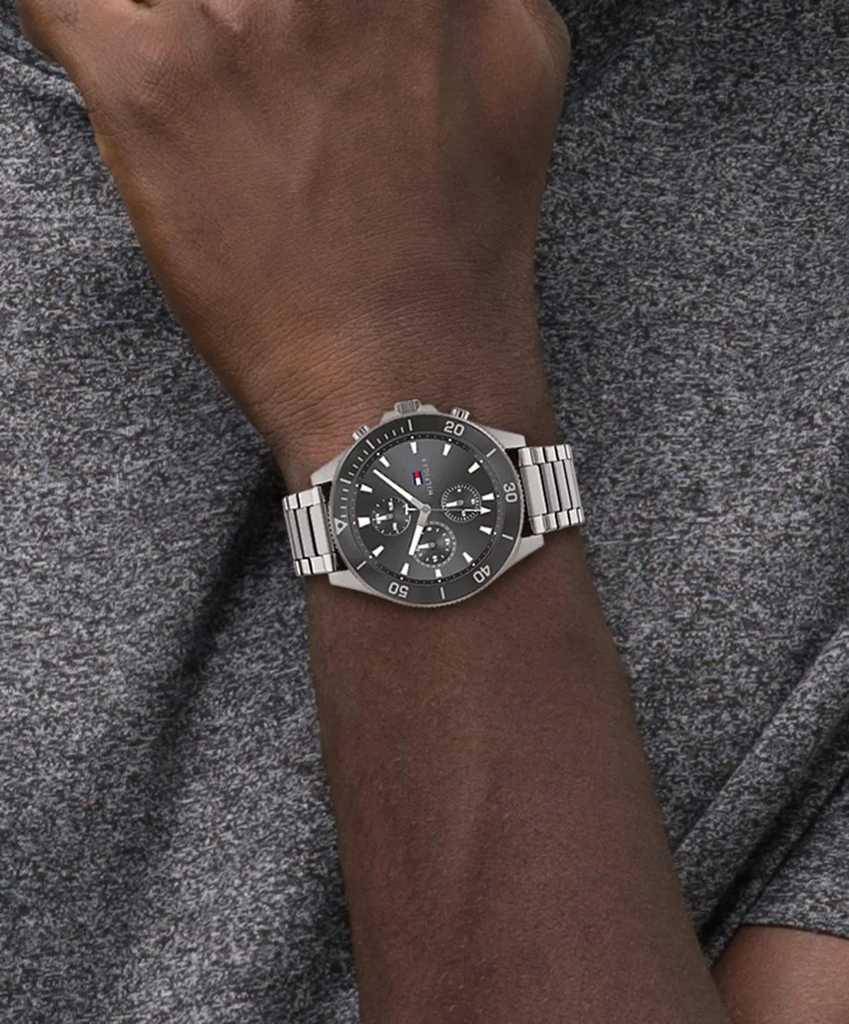 Tommy Hilfiger Analog Gray Dial Men's Watch-TH1791918