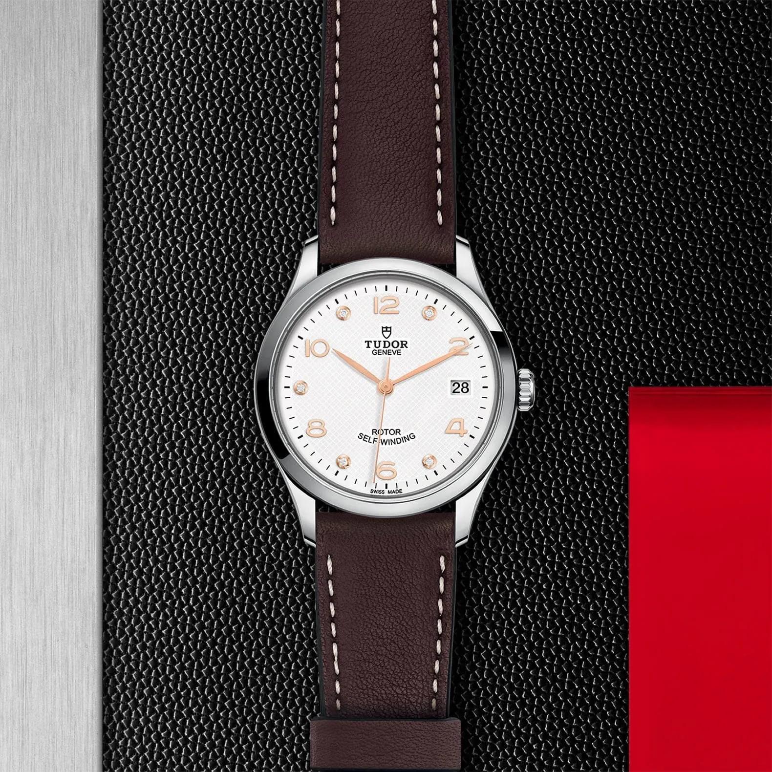 TUDOR 1926 36mm Steel White Diamond Dial Watch - M91450-0014