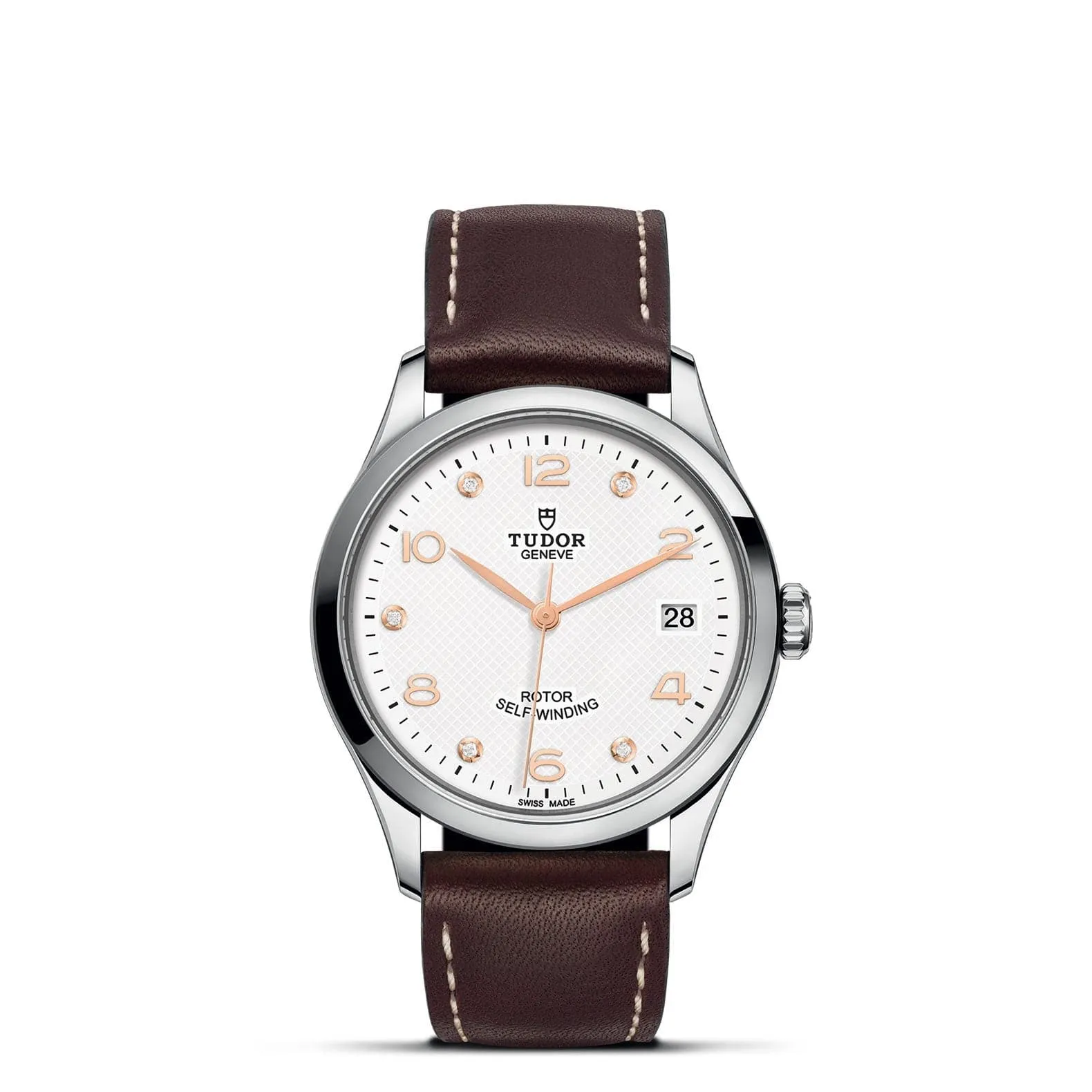 TUDOR 1926 36mm Steel White Diamond Dial Watch - M91450-0014