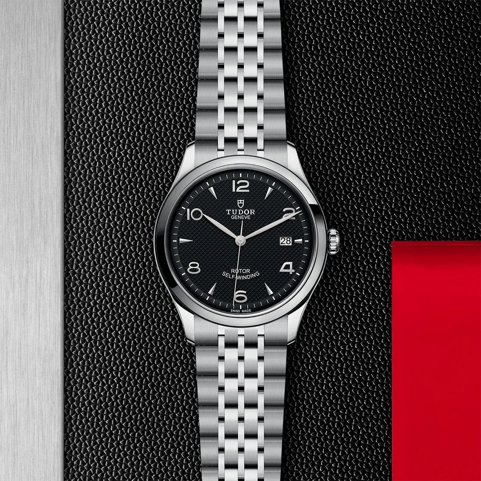 TUDOR 1926 39mm Steel Black Dial Watch - M91550-0002