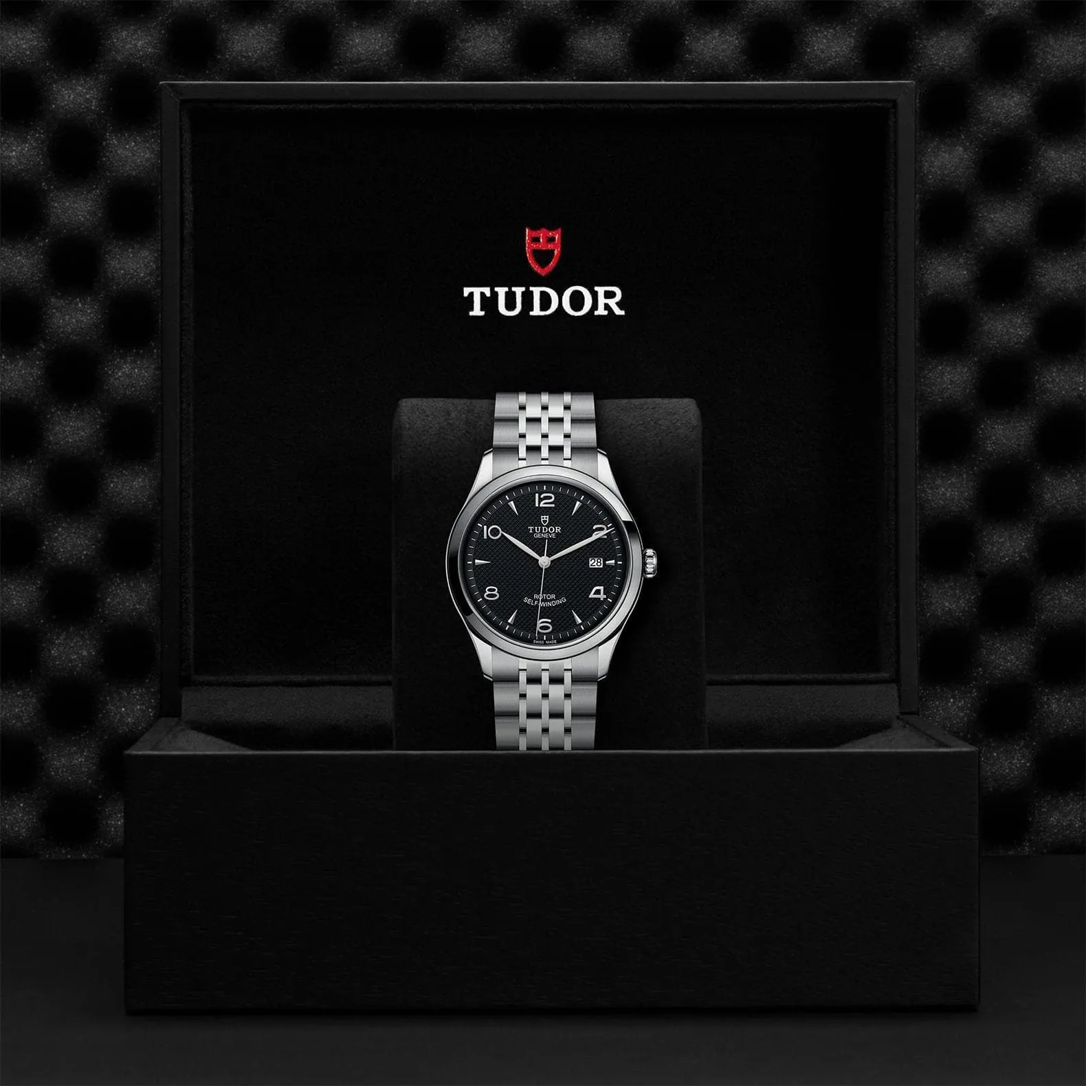 TUDOR 1926 39mm Steel Black Dial Watch - M91550-0002