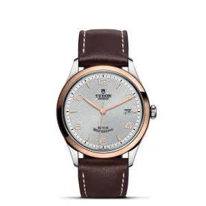 TUDOR 1926 39mm Steel/Gold Leather Strap Watch - M91551-0005