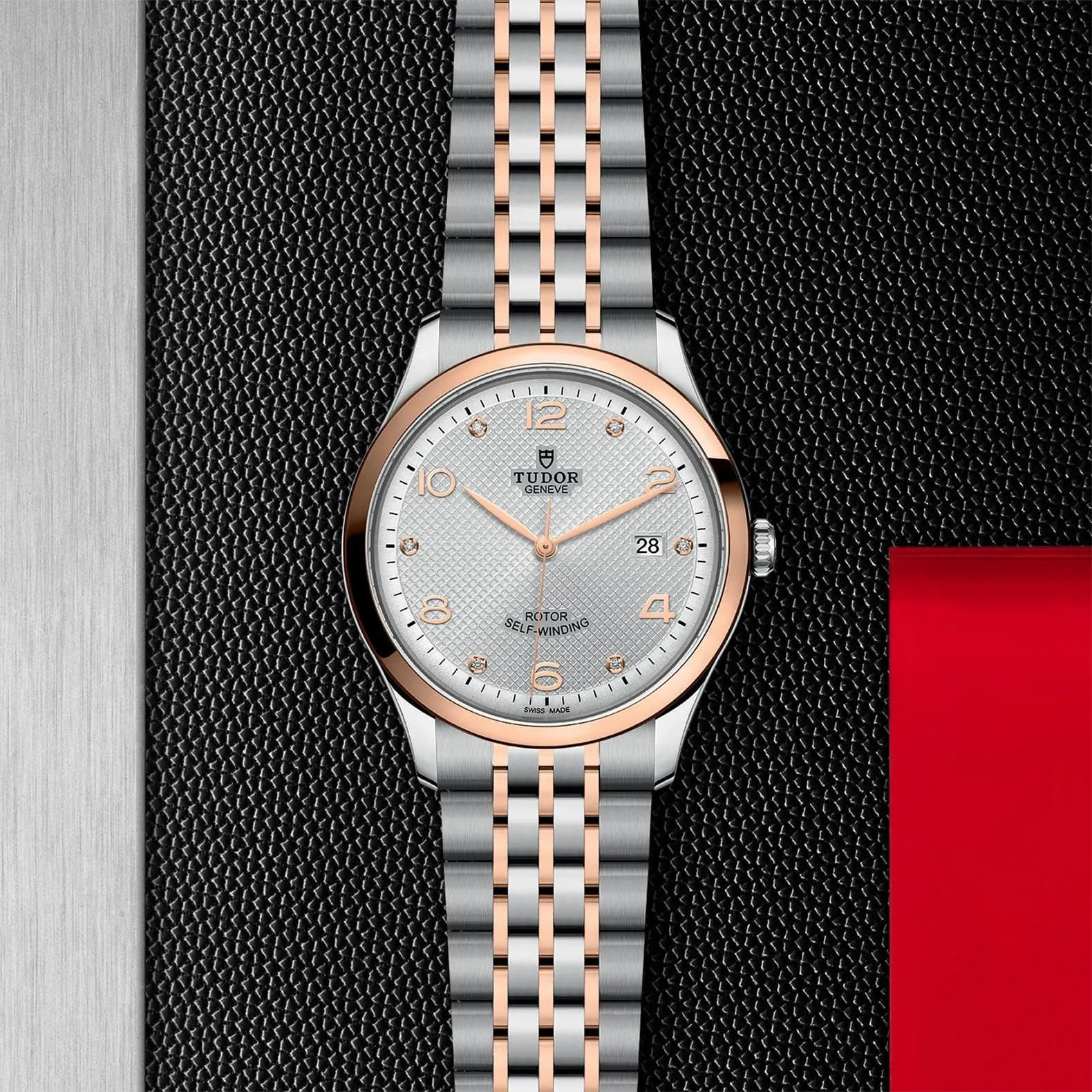 TUDOR 1926 41mm Diamond Dial Steel/Rose Gold Bracelet-M91651-0002