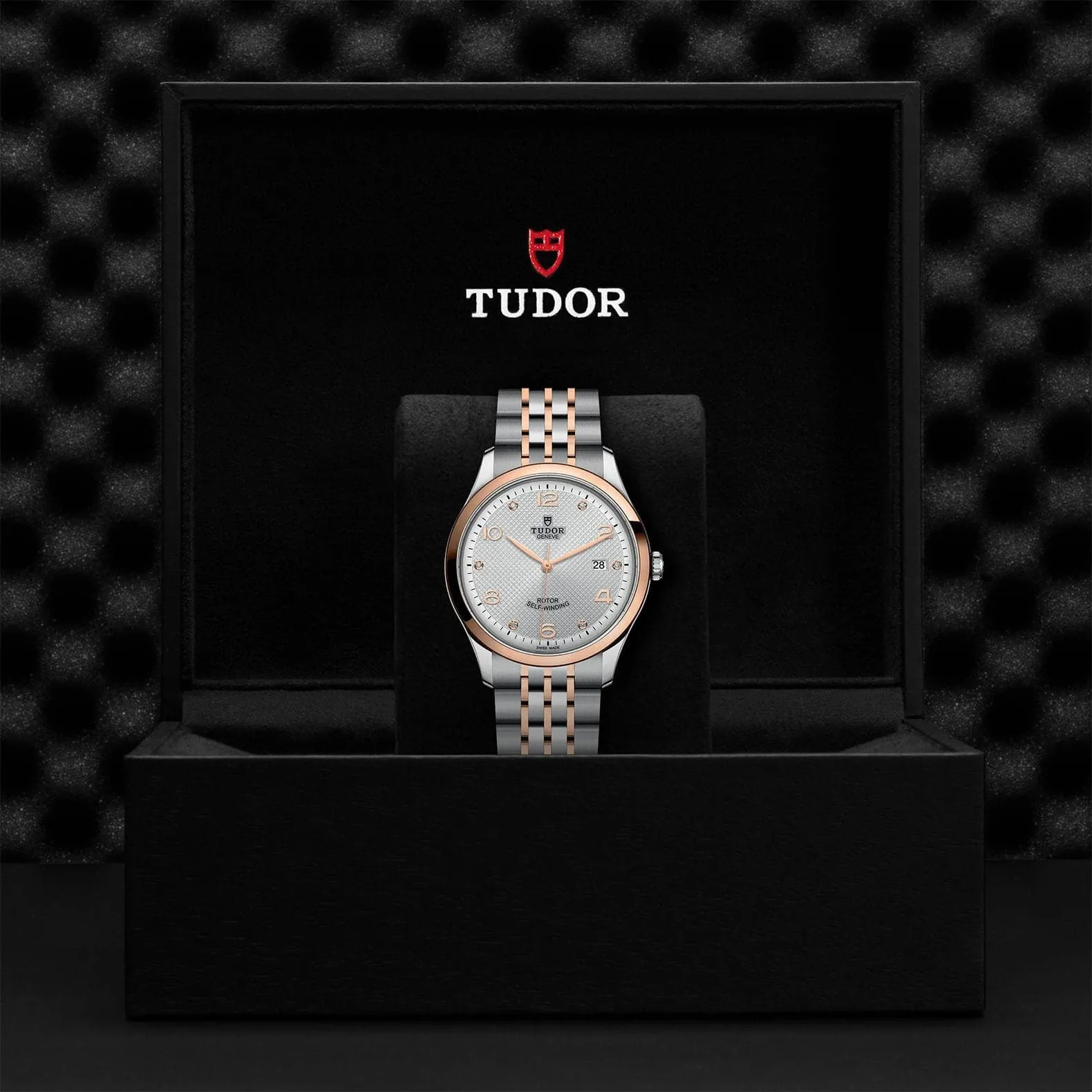 TUDOR 1926 41mm Diamond Dial Steel/Rose Gold Bracelet-M91651-0002