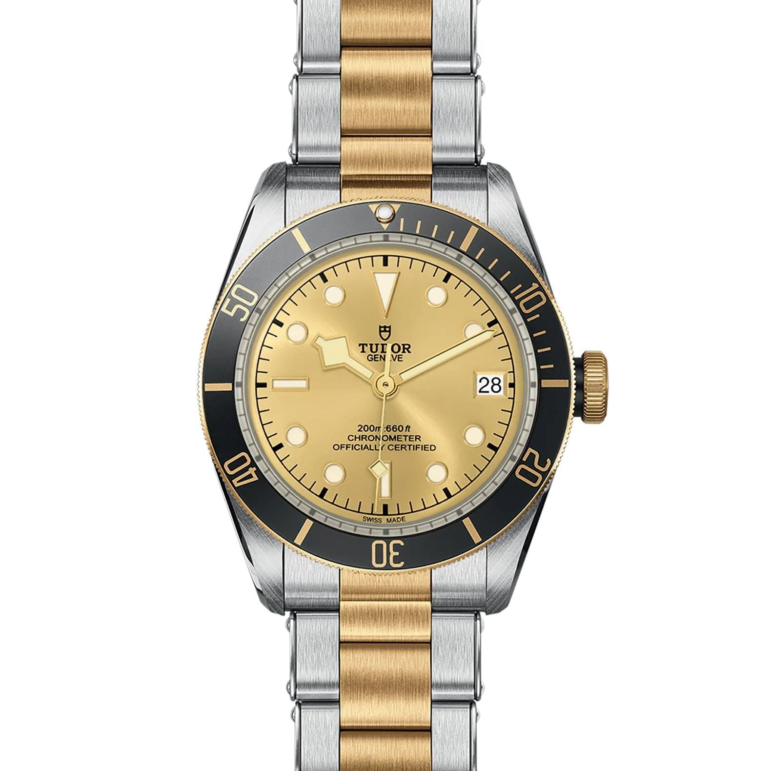 TUDOR Black Bay S&G 41mm Steel And Gold Men's Watch - M79733N-0004