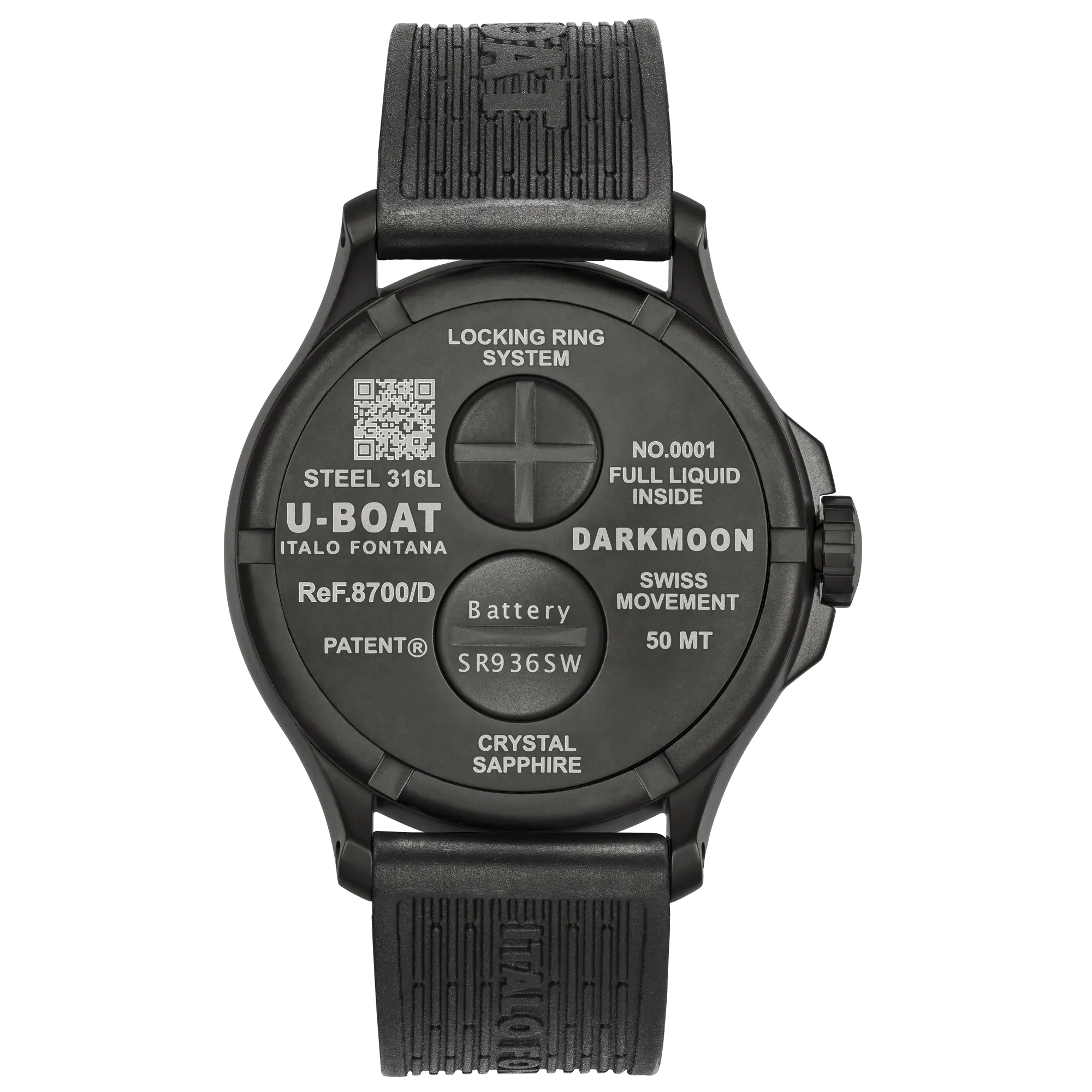 U-Boat Men's Watch Darkmoon Blue 8700/D