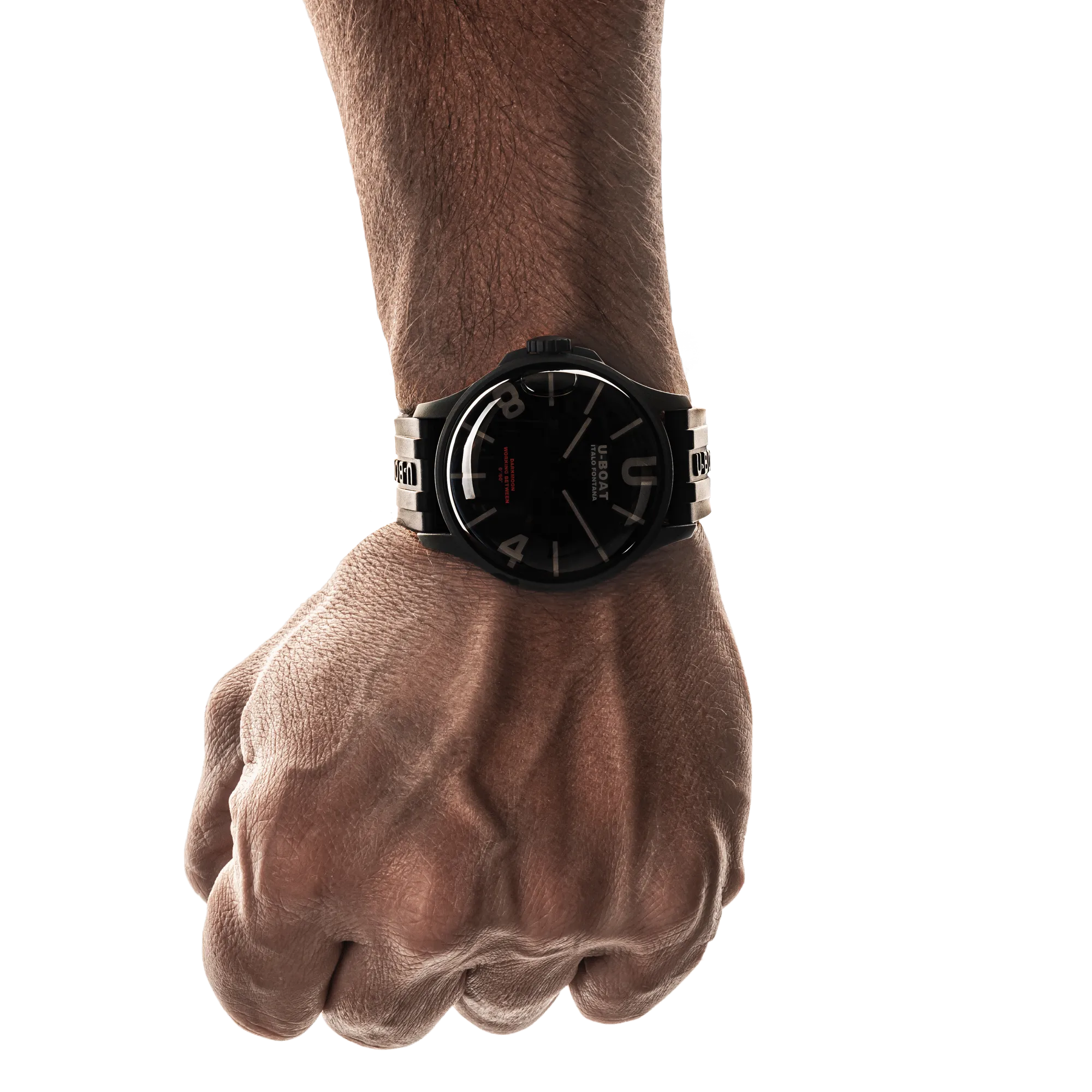 U-Boat Watch Darkmoon 44 Black Curved PVD 9544