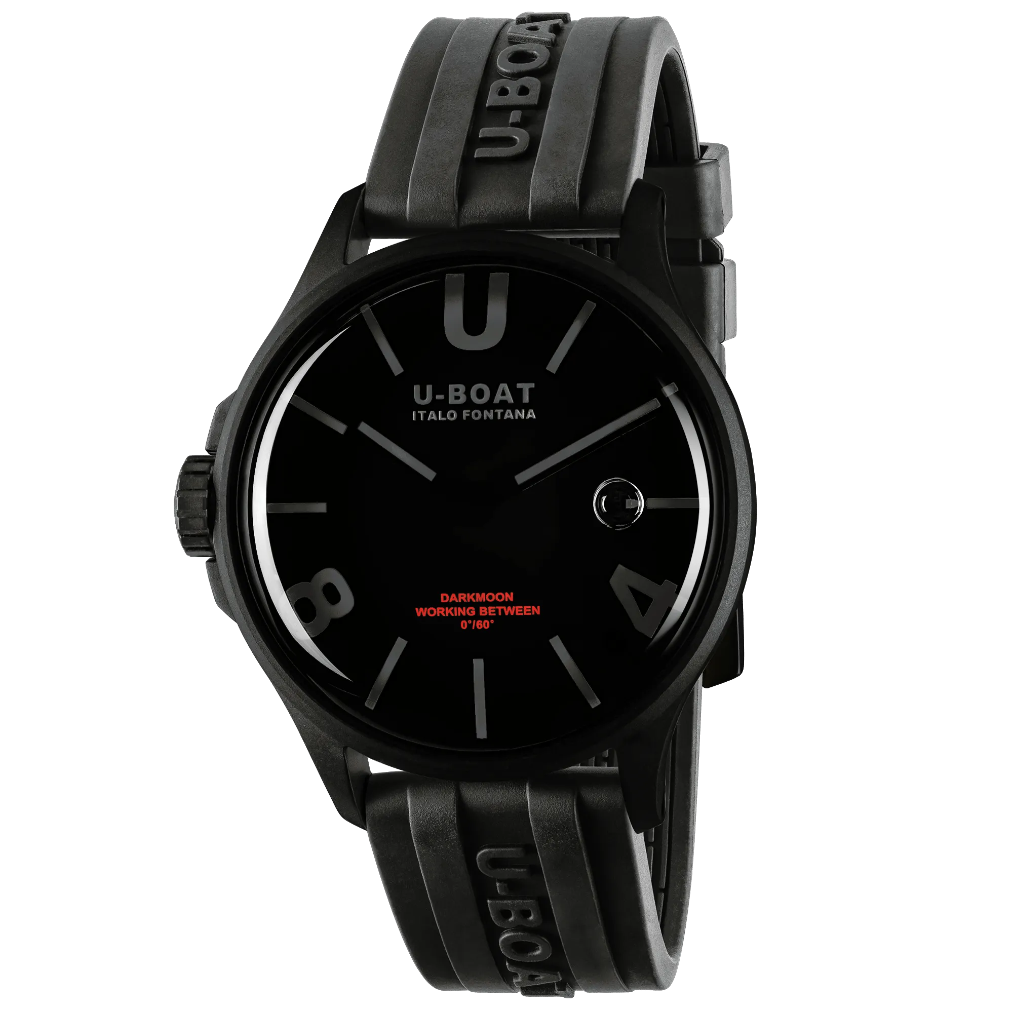 U-Boat Watch Darkmoon 44 Black Curved PVD 9544