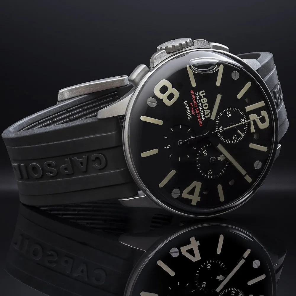 UB Watch Capsoil 45 Chrono SS Rubber Strap