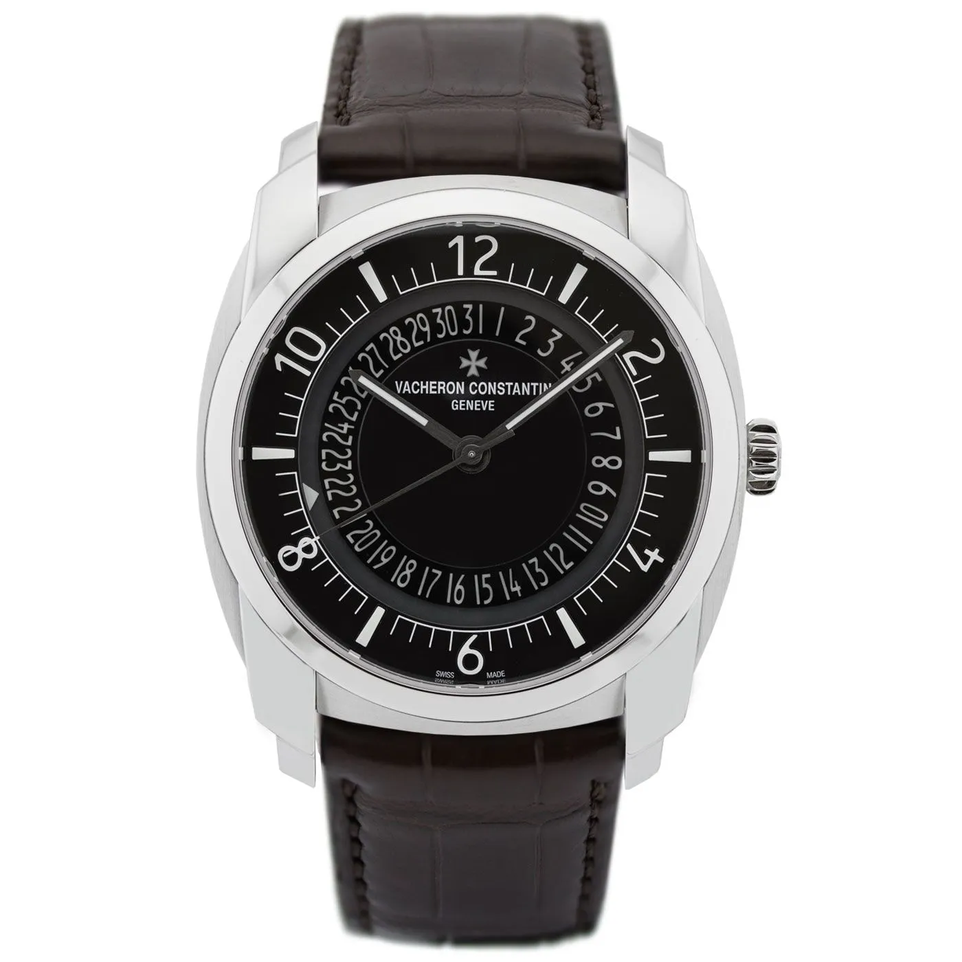 Vacheron Constantin Quai de L’Ile Date Stainless Steel Mens Watch