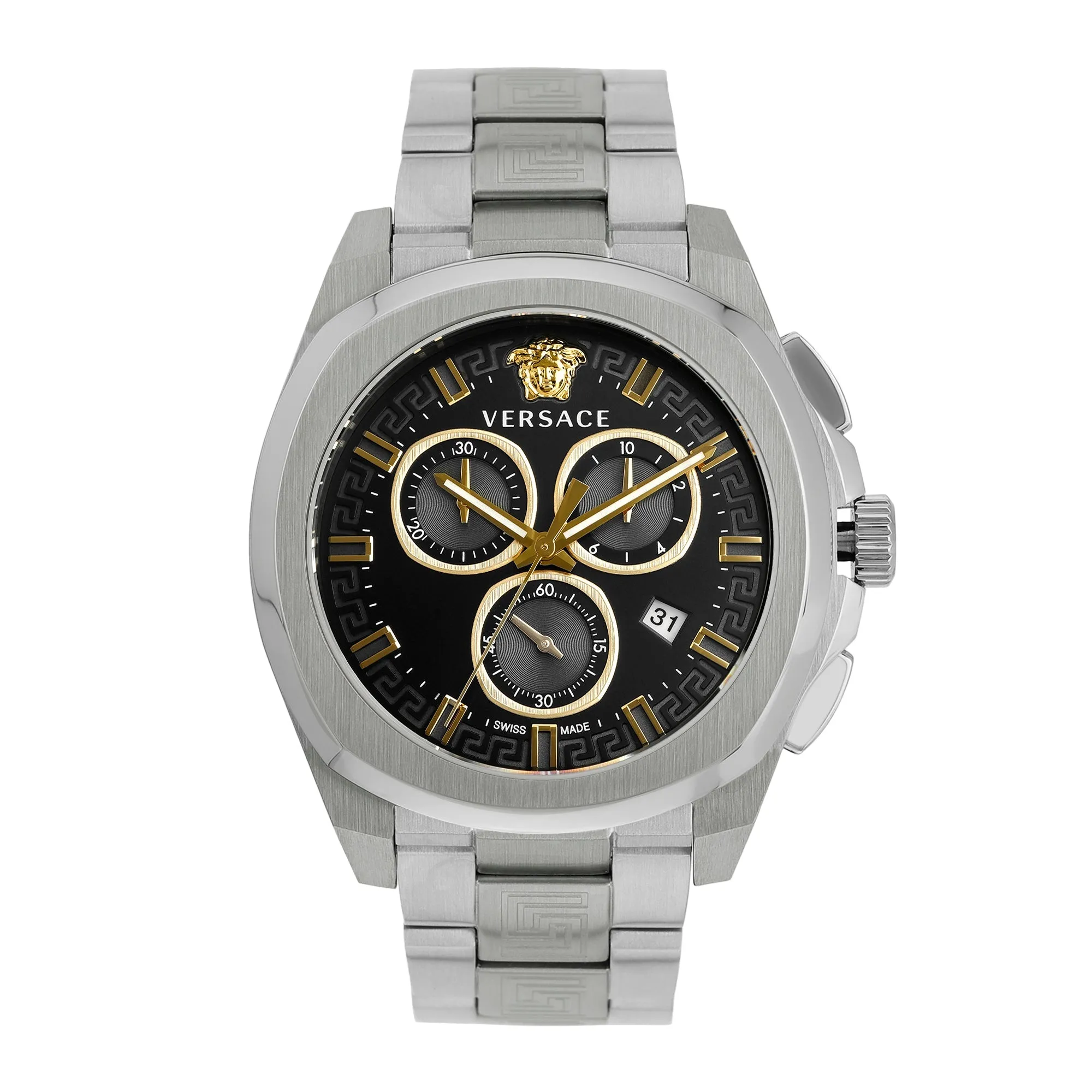 Versace Black Dial Analog Men Watch - VE7CA0723