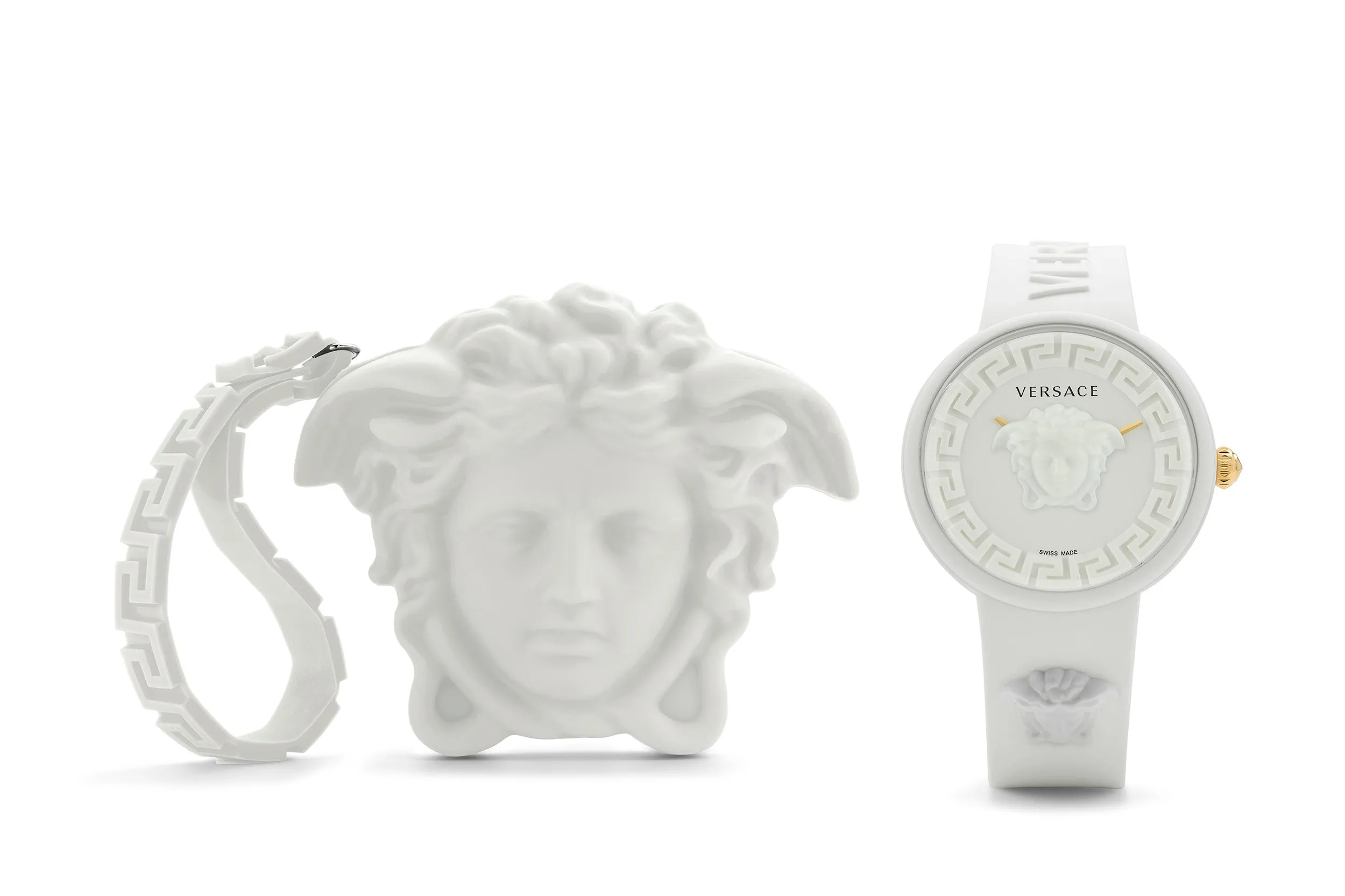 Versace Medusa White Dial Women Watch - Ve6G00123