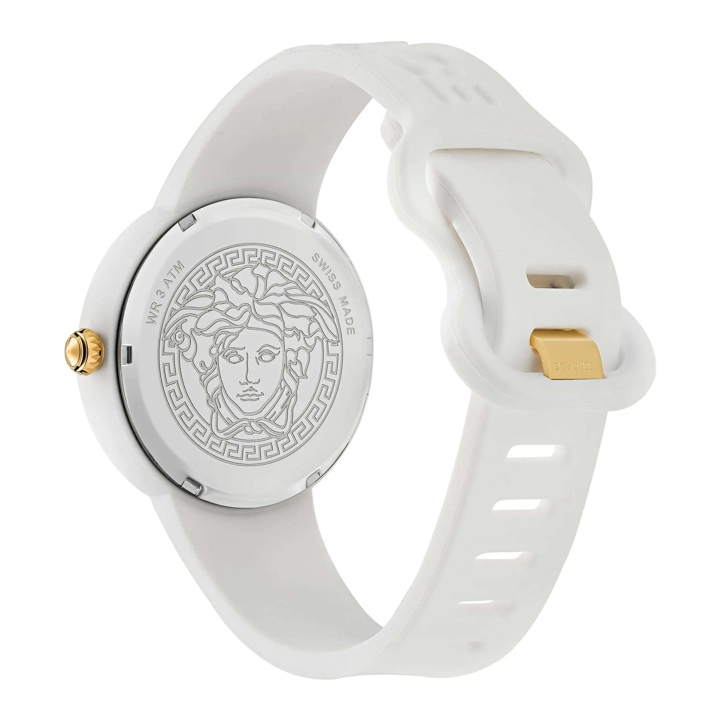 Versace Medusa White Dial Women Watch - Ve6G00123