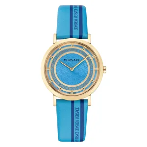 Versace Wrist Watch Women Light Blue Dial - Ve3M00222