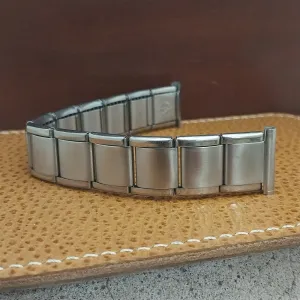 Vintage 18mm 16mm HC 55 Swiss Stainless Steel Stretch Classic 1960s Watch Band