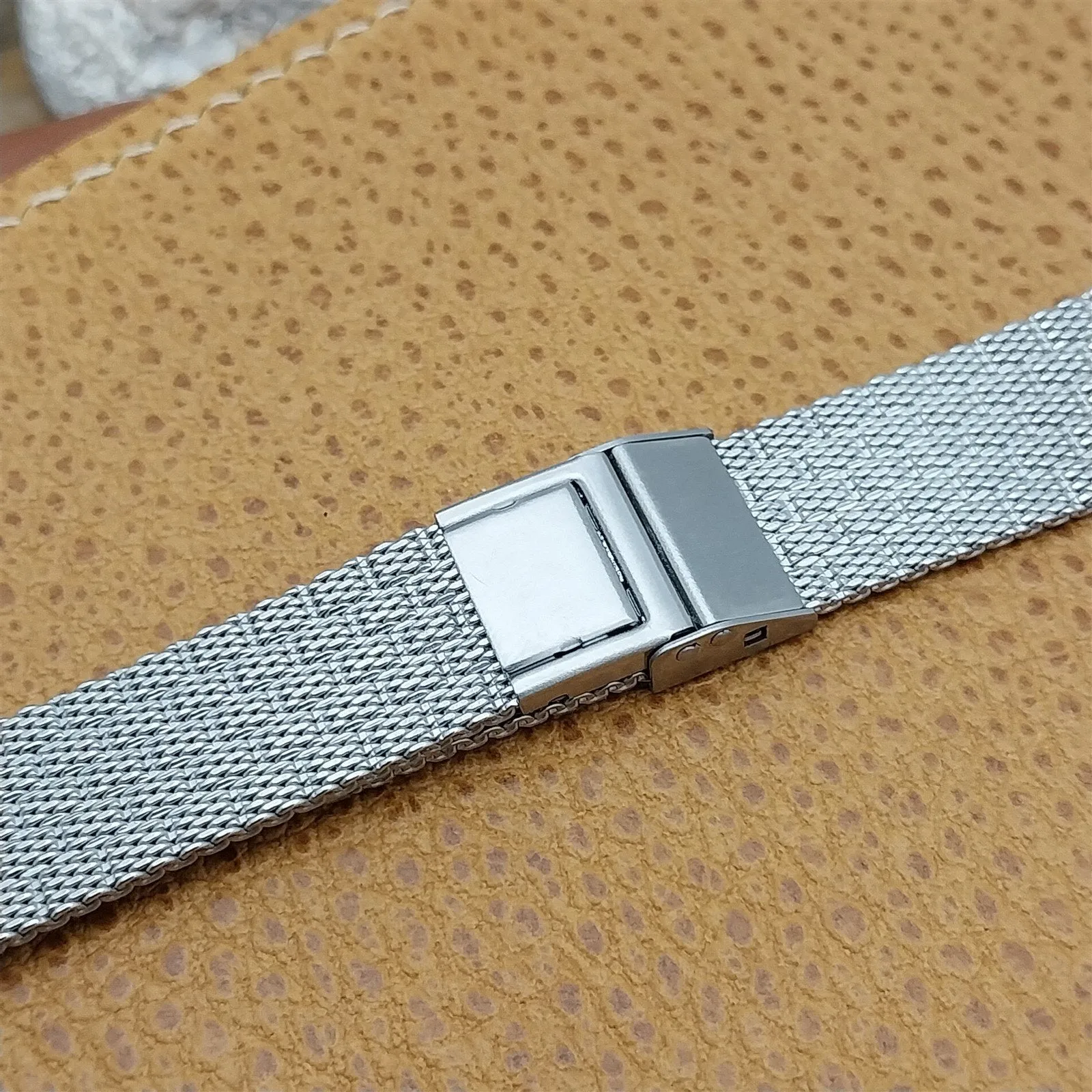 Vintage 19mm JB Champion Stainless Steel Mesh Classic 1960s Unused Watch Band