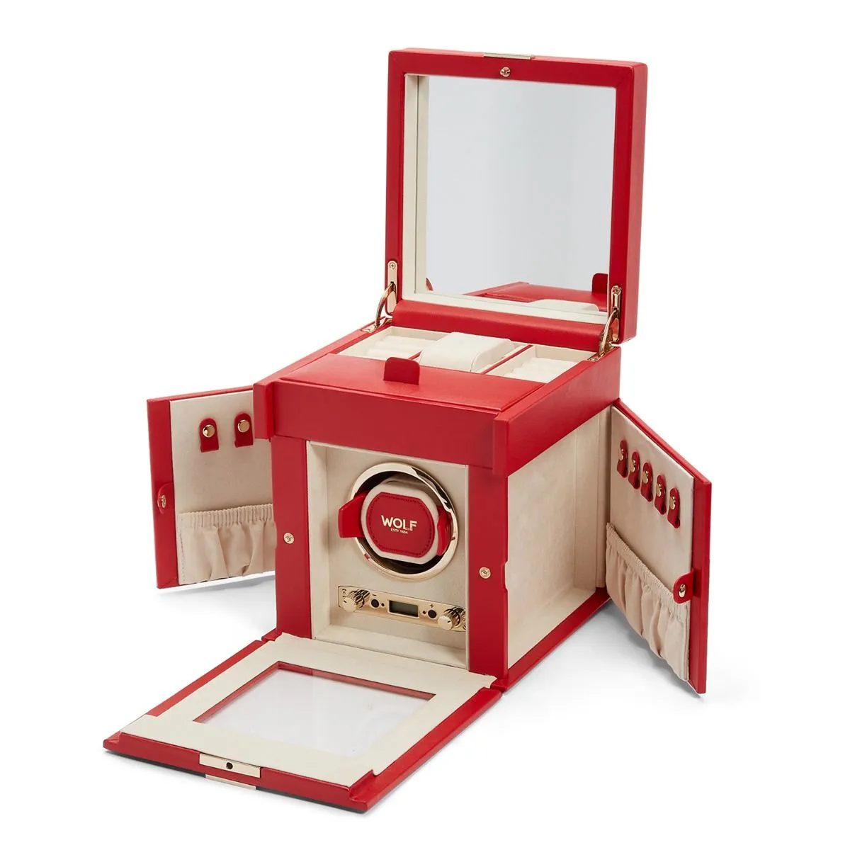 Wolf - Palermo Single Watch Winder w storage | 213772