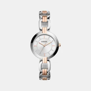 Women Silver Analog Stainless Steel Watch BQ3341