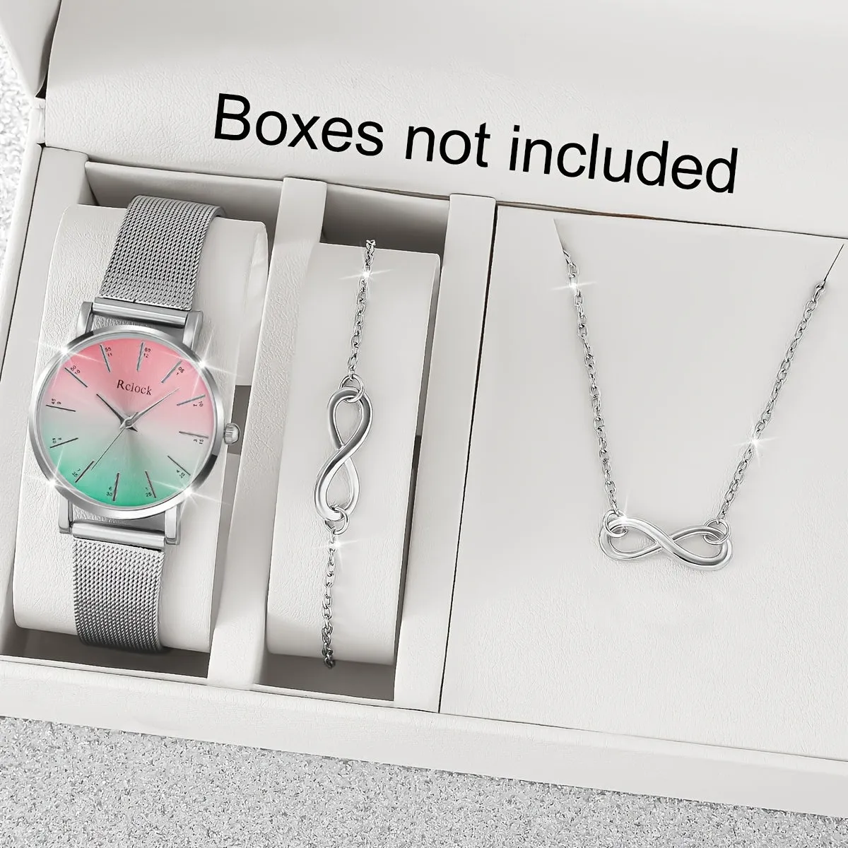 Womens 3Piece Fashion Watch  Jewelry Gift Set
