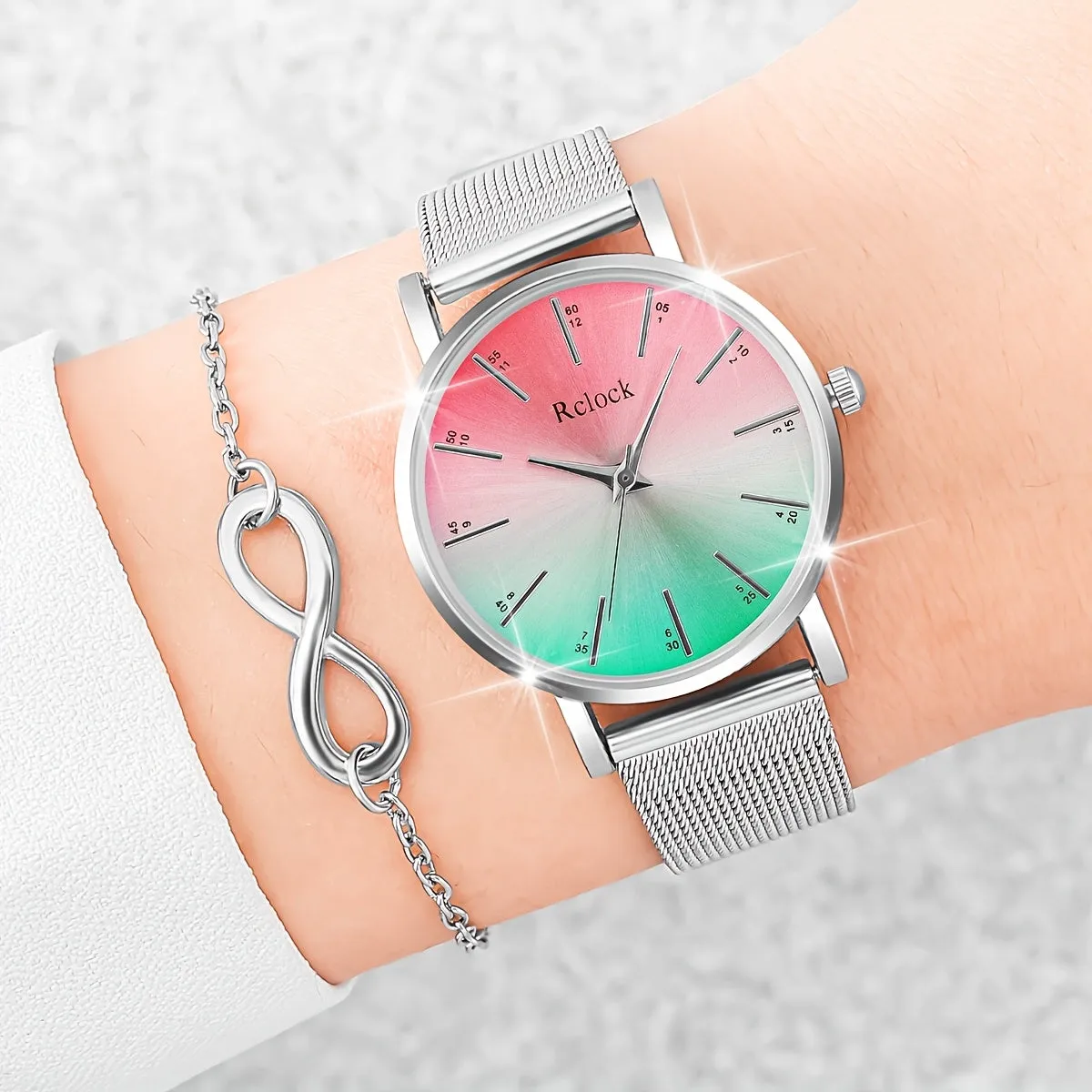 Womens 3Piece Fashion Watch  Jewelry Gift Set