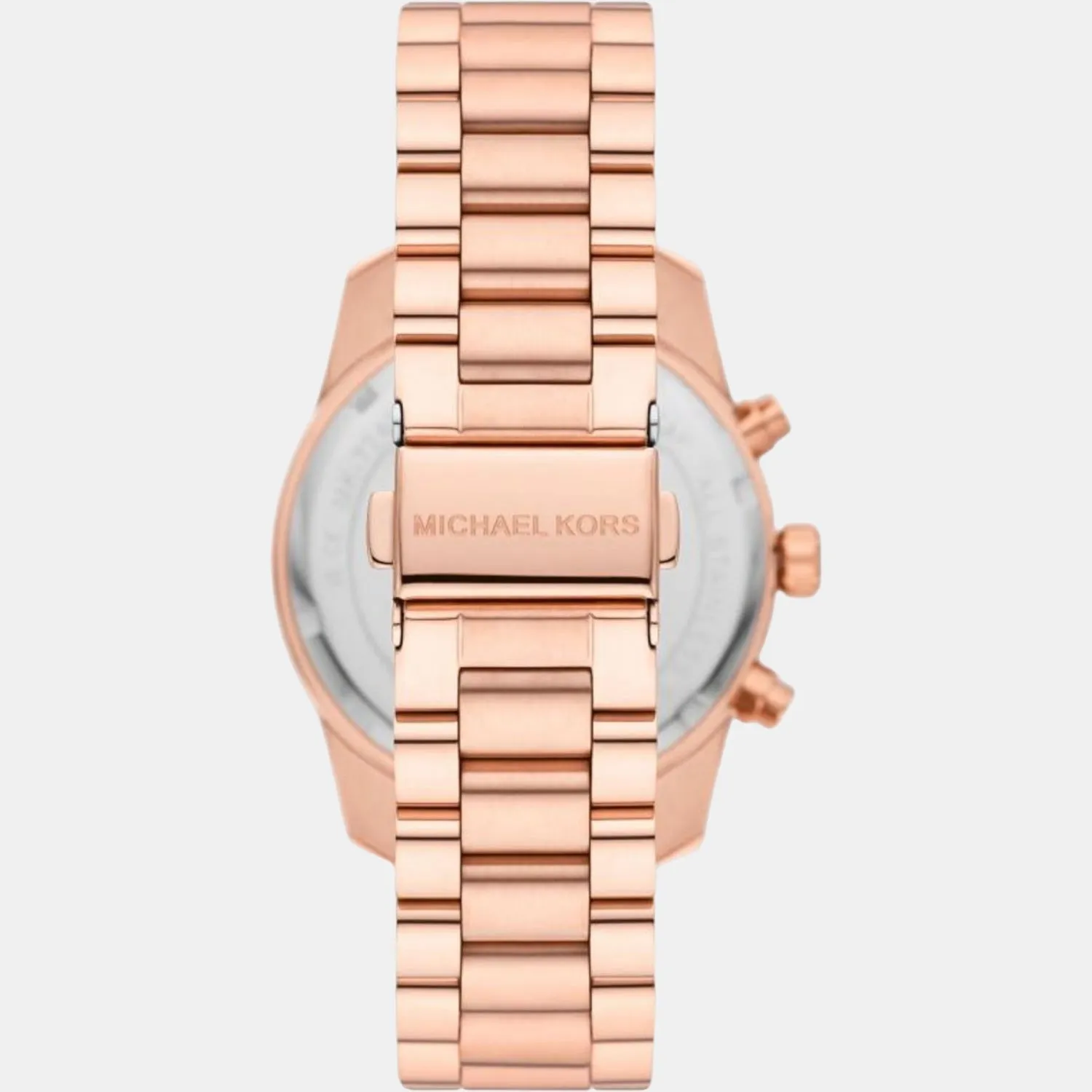 Women's Pink Stainless Steel Chronograph Watch MK7242