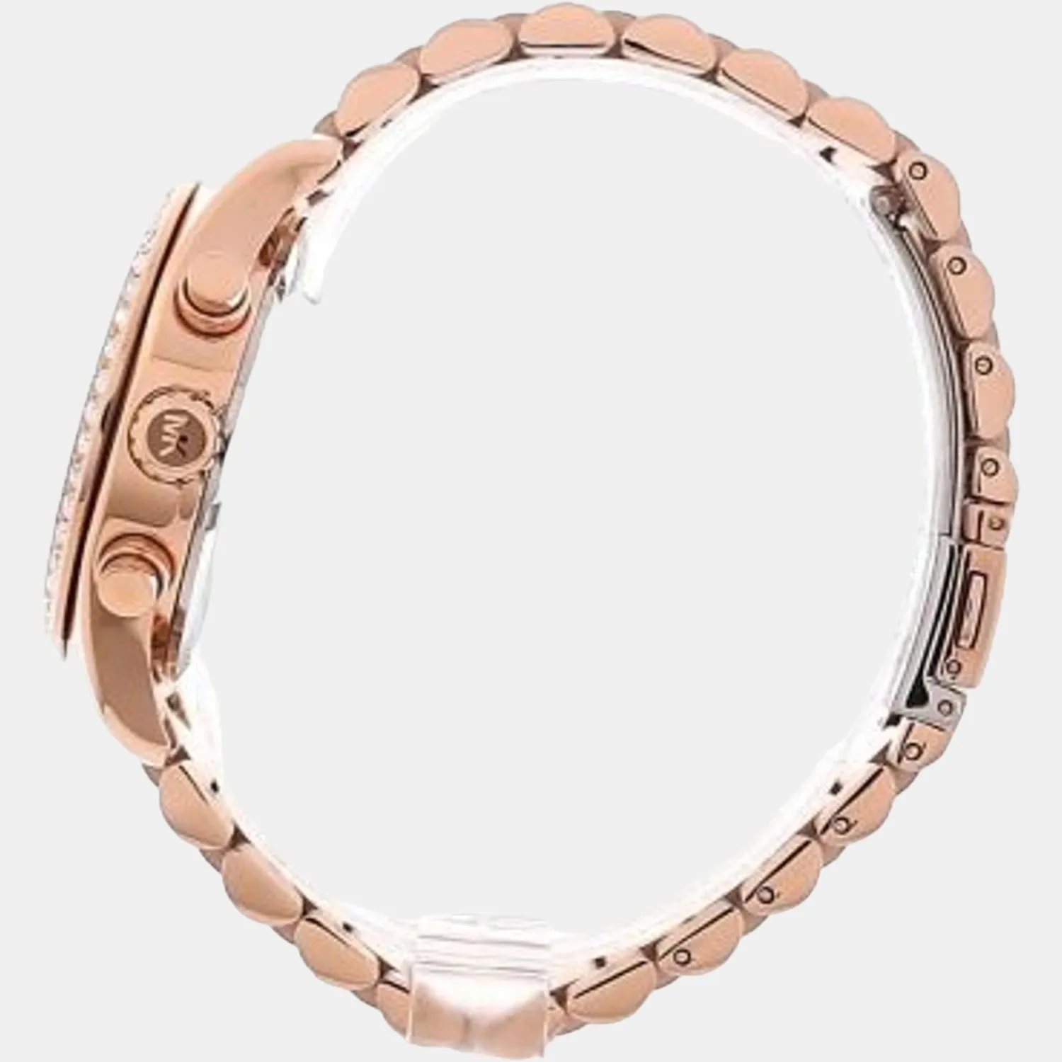 Women's Pink Stainless Steel Chronograph Watch MK7242