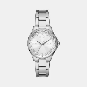 Women's Silver Analog Stainless Steel Watch AX5256