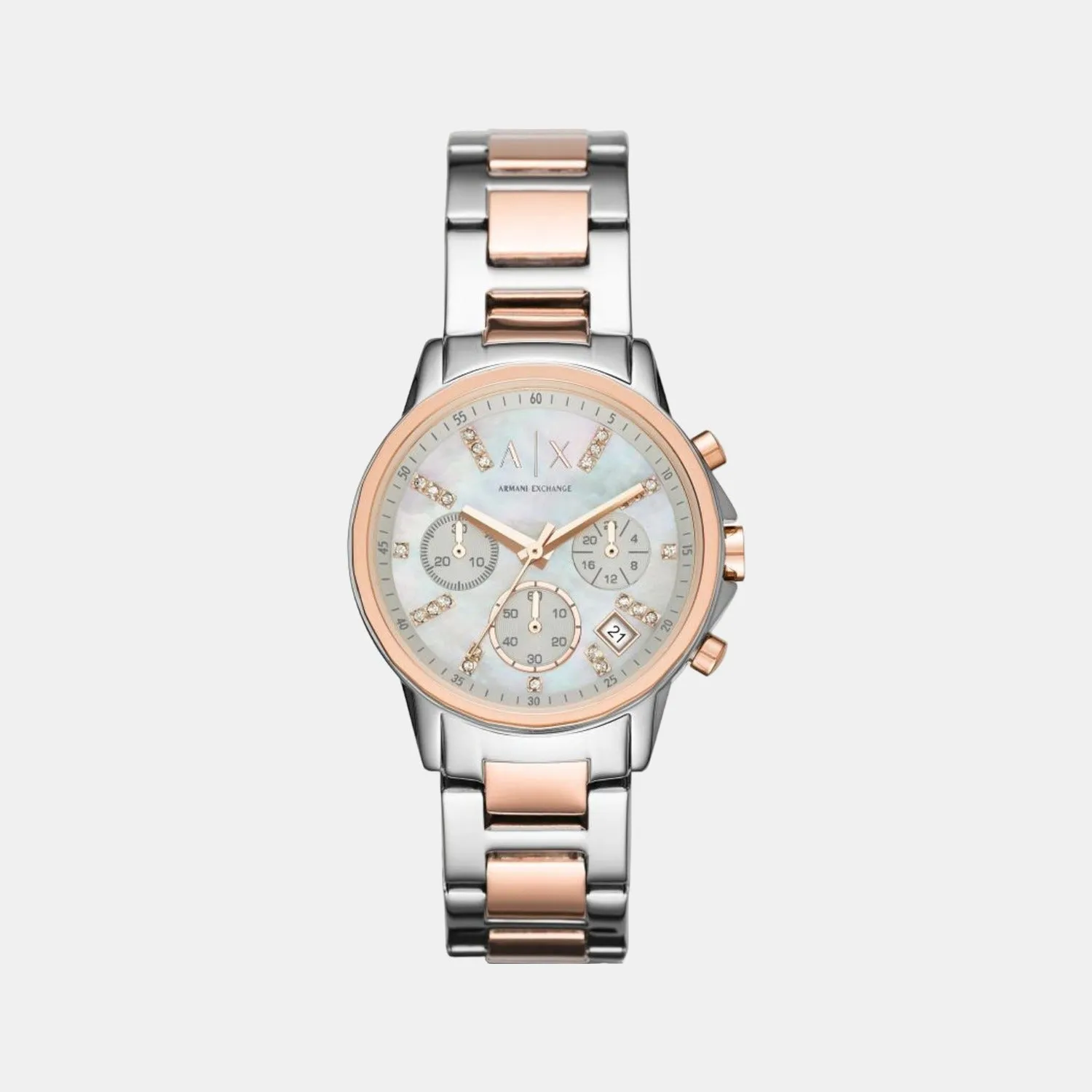 Women's Stainless Steel Chronograph Watch AX4331