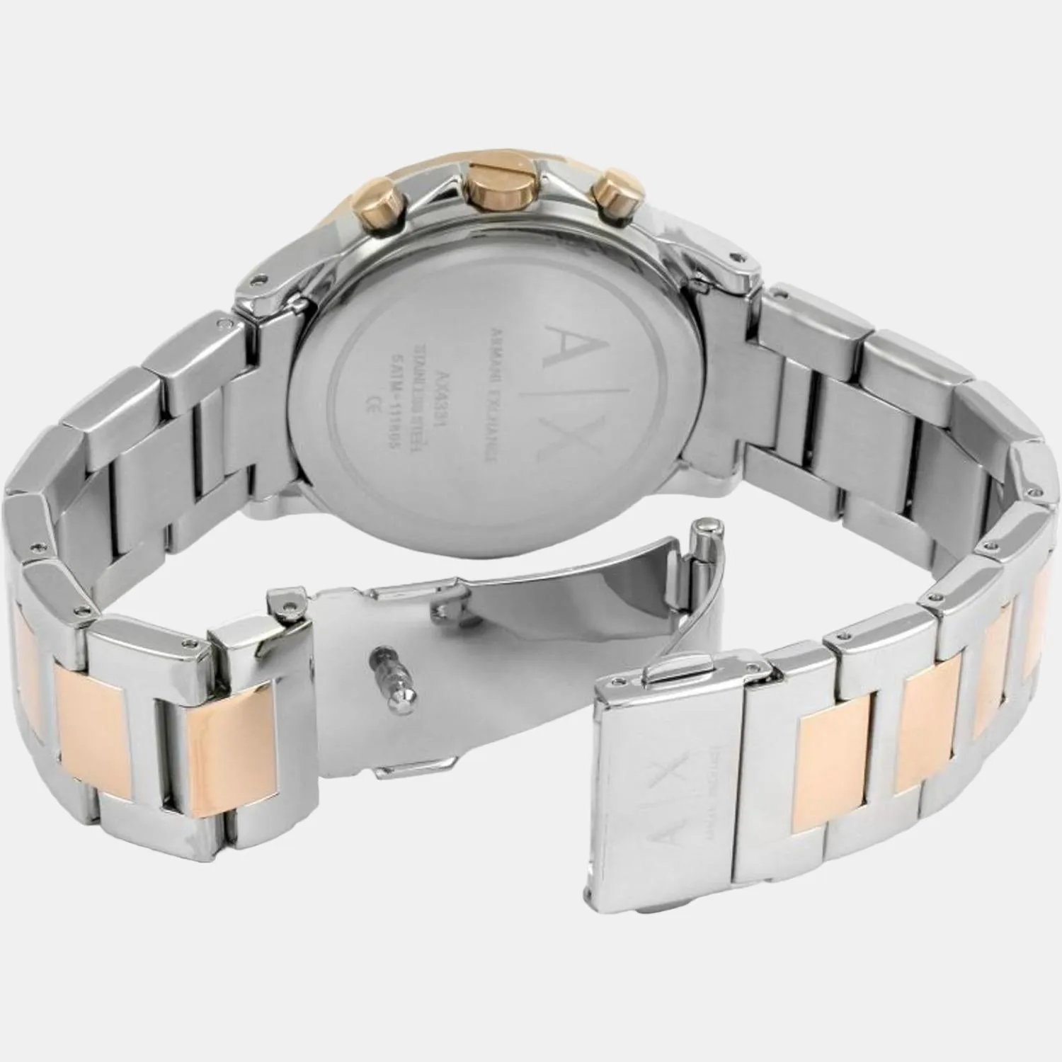 Women's Stainless Steel Chronograph Watch AX4331