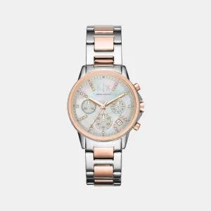 Women's Stainless Steel Chronograph Watch AX4331