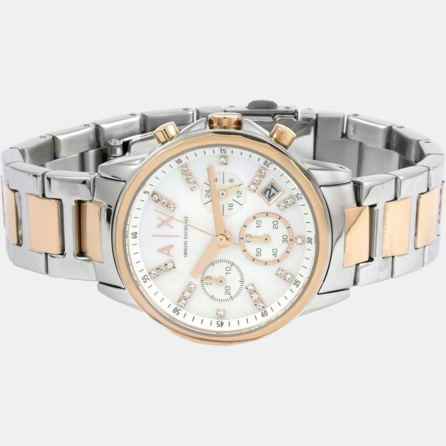 Women's Stainless Steel Chronograph Watch AX4331