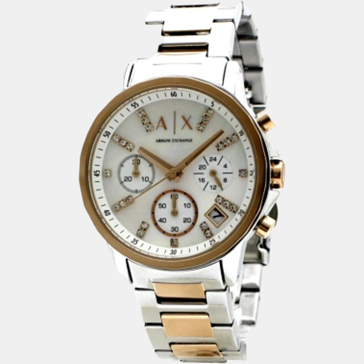 Women's Stainless Steel Chronograph Watch AX4331