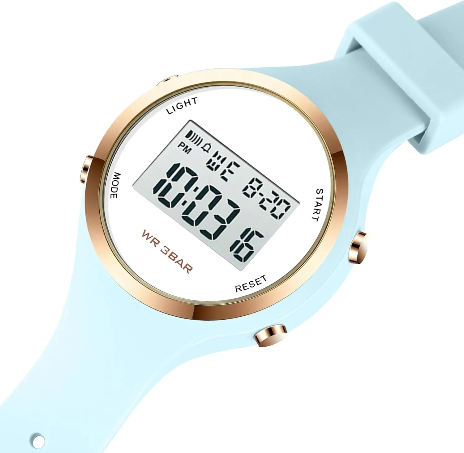 XCZAP Outdoor Sport Watches Alarm Clock 5Bar Waterproof LED Digital Watch